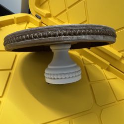 Rustic Wooden Cake Stand – $20