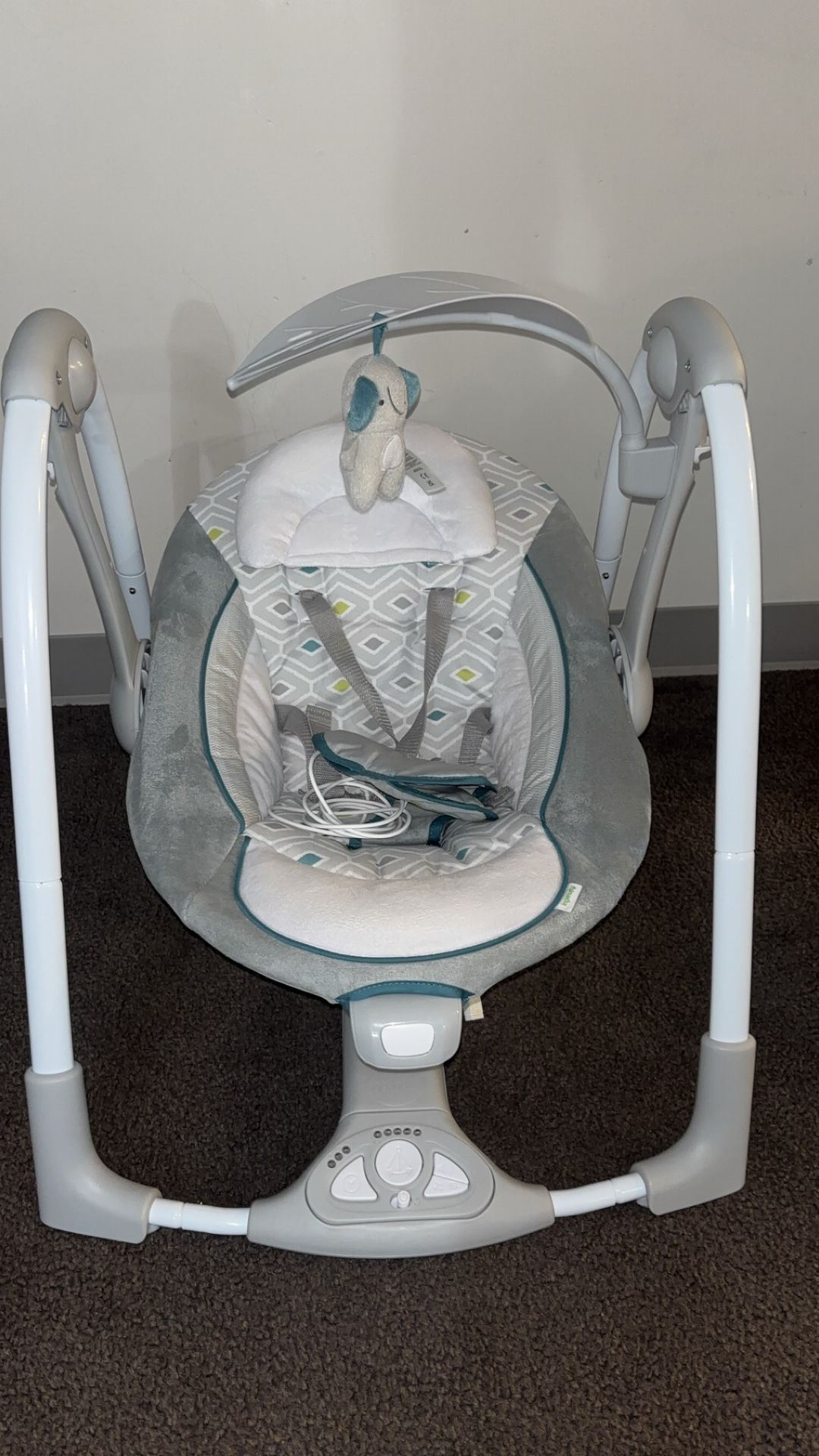 2 In 1 Portable Vibrating Baby Swing