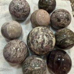 Purple Sphere Crystal Bundle 