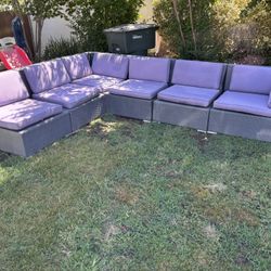 6pc Patio Sectional 