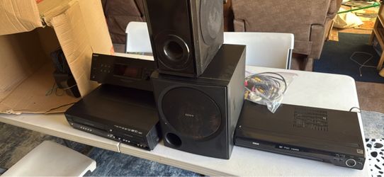 Stereo and dvd/vhs combo