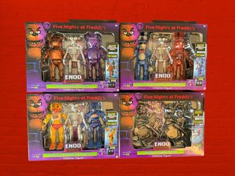 Jazwares Five Nights at Freddy’s ENDO Series 2 Set Freddy Bonnie Chica Mangle
