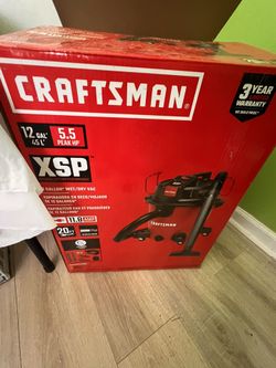 New Craftsman Vacuum Dry & Wet 12 Gallons