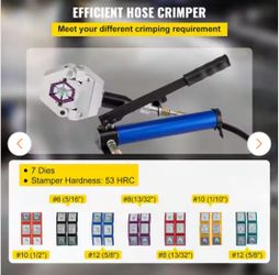 Manually Operated AC Hose Crimper FS-7842B  Separable Hydraulic Hose Crimper Kit
