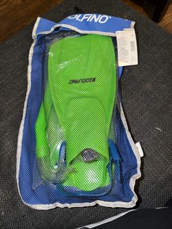 Flippers and snorkel