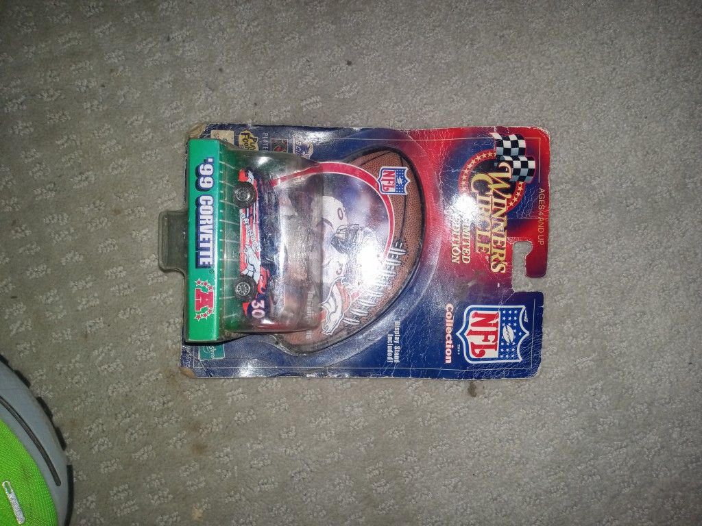 Limited Edition NFL Terrell Davis NASCAR Collector Item 1999