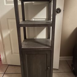 Matching dark brown nightstands (like new)