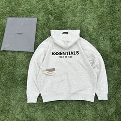 Fear of God Essentials Light Oatmeal Hoodie