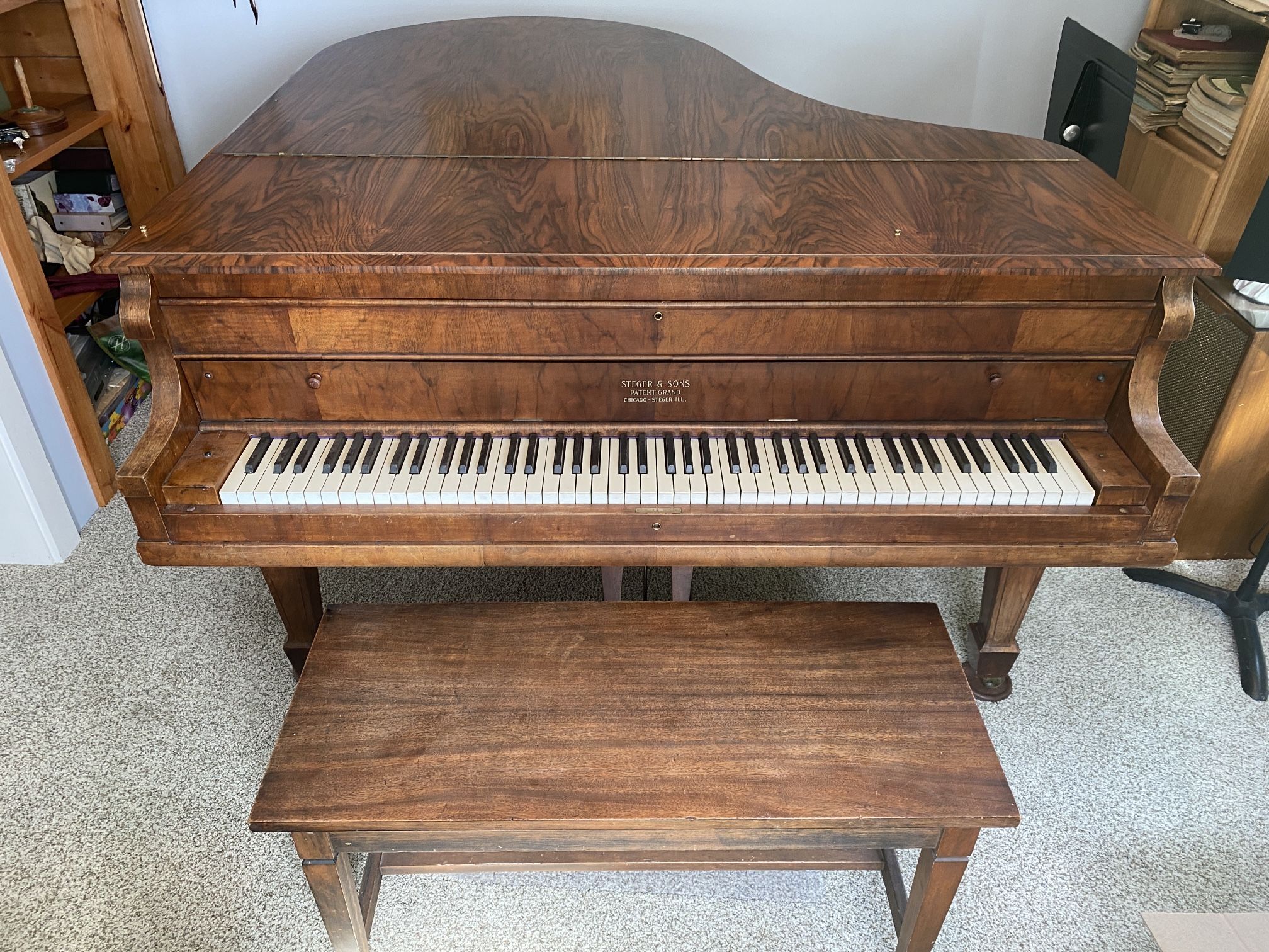 Steger and Sons Grand Piano