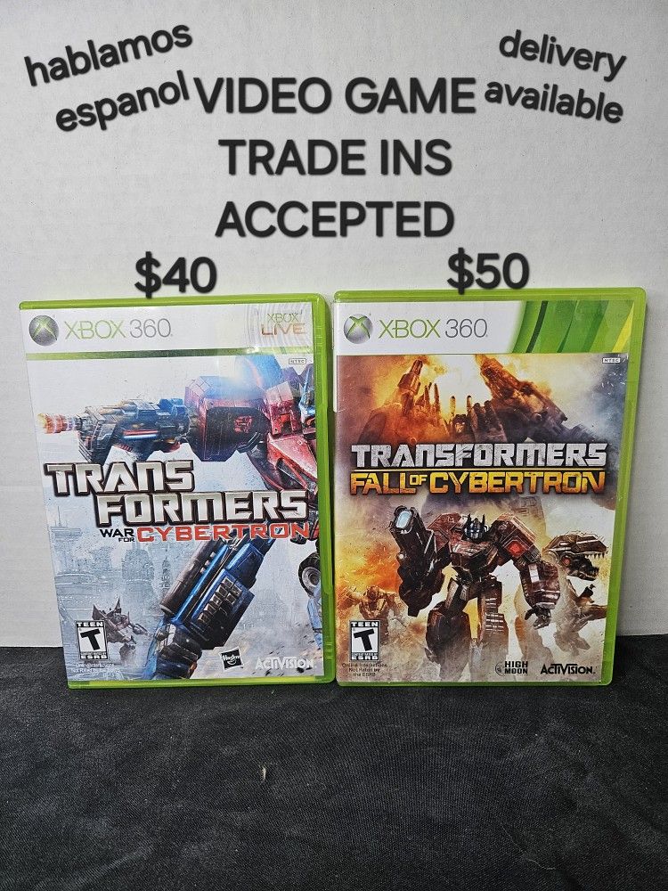 TRANSFORMERS XBOX 360 COLLECTION