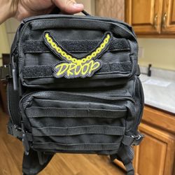 Mini Tactical Backpack W/custom Patch 