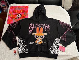 Civil Regime × Powerpuff Girls Blossom Zip Up Hoodie Size XXL