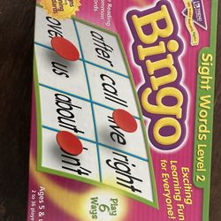 Bingo - Sight Words Level 2