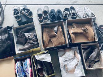Variety of shoes