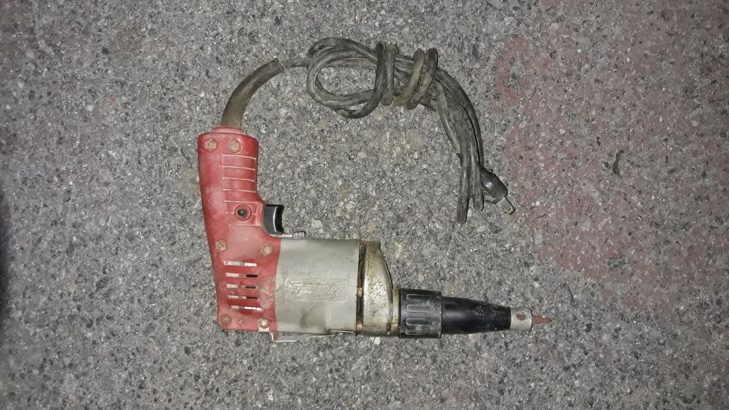 Milwaukee corded drywall drill