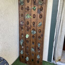 French Wine Bottle Riddling Wall Rack Wooden wine Rack Large 