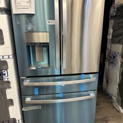 GE Profile Four Door Refrigerator Read Description (Take It Home In Payments/Llevalo A Casa En Pagos)