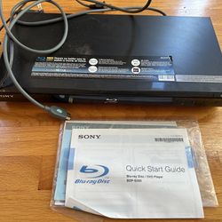 Sony Blue Ray DVD Player