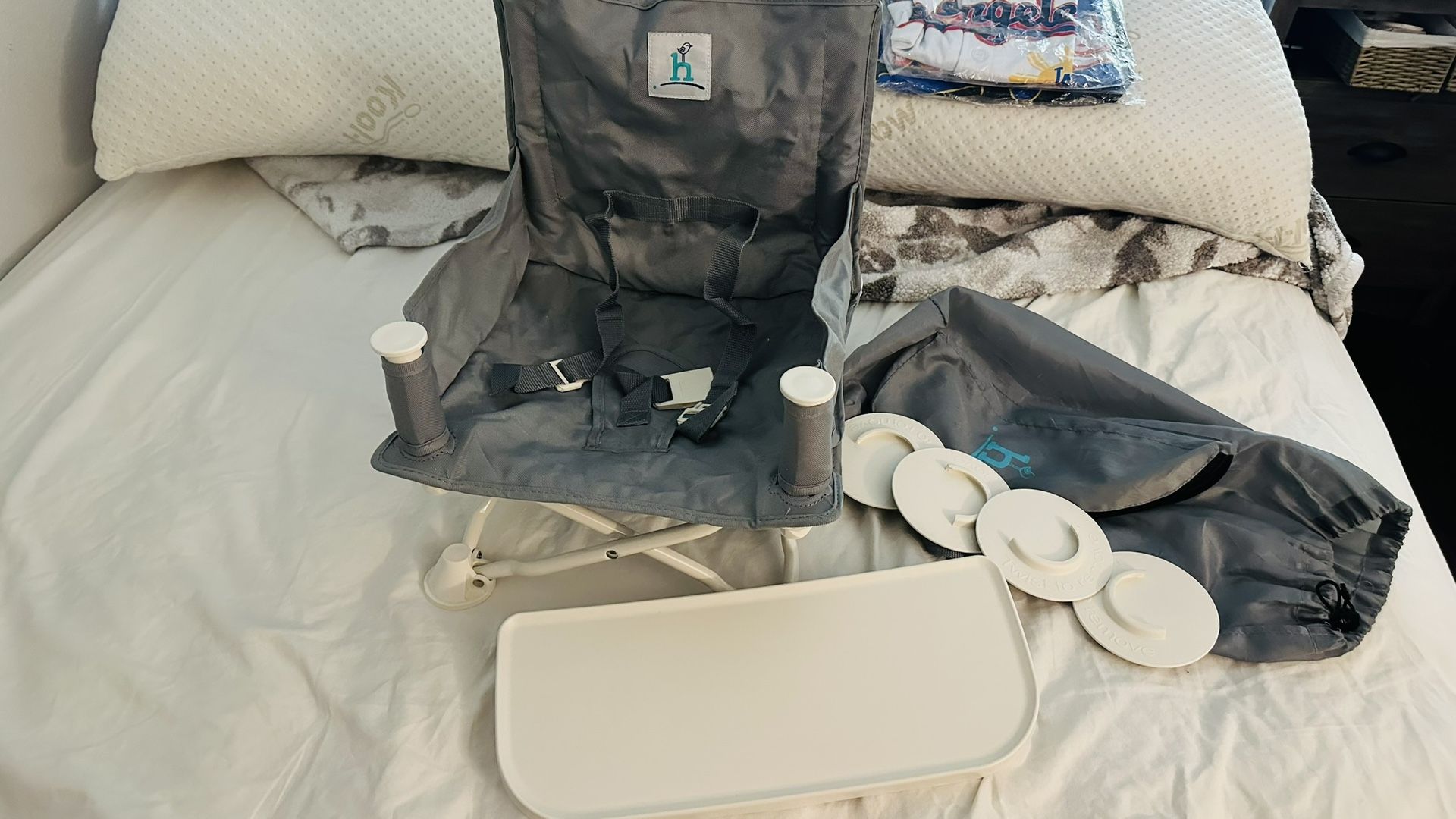 Travel Booster Seat With Tray