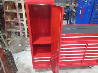 US General tool cabinet with side cabinet