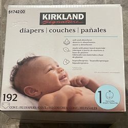 Kirkland Diapers Size:1 192ct