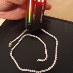 925 Silver With Stones Necklace 