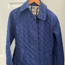 Women's Blue Burberry Jacket 