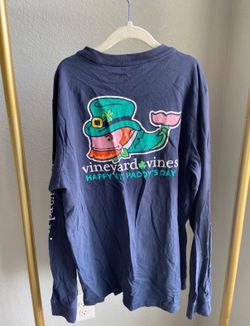Youth vineyard vines St. Patrick’s Day long sleeve shirt