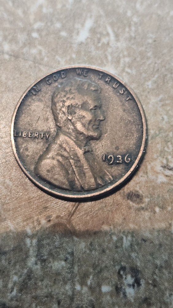 1936 Lincoin Wheat Penny No Mint Mark