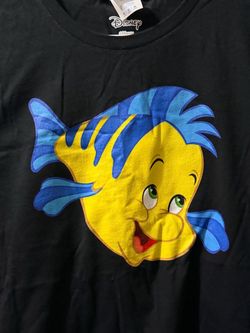 Women’s Medium Disney The Little Mermaid Flounder  Costume T-Shirt