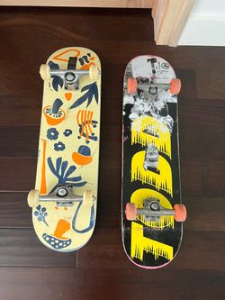2 skateboards
