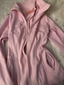 pink zip up
