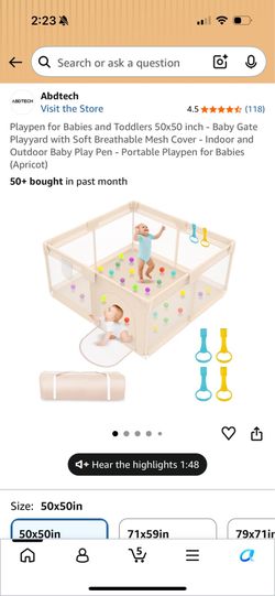 Baby playpen 50x50