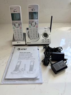 AT&T DL72210 2-Handset Cordless Phone System – Like New