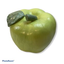 Green Apple Huge Sculpture Hand Painted