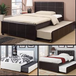 👉🏽👉 Full/Twin Trundle New Beds With Both Mattresses Included 