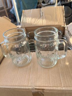 Glass Cup With Handle. Box W/48
