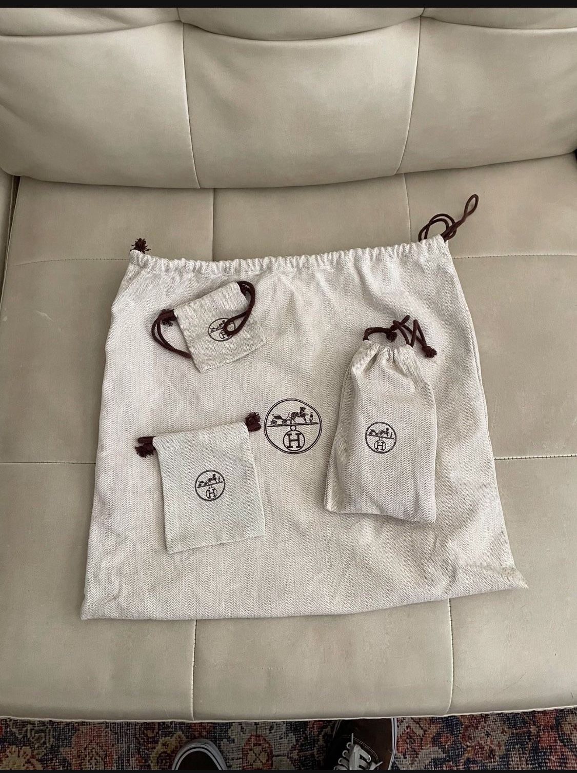 Authentic Hermes Purse Dust Bags