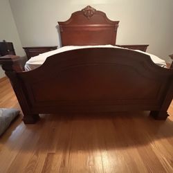 Bed With Night Stand