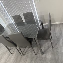 Grey 6 Dining table