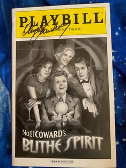Blithe Spirit Angela Lansbury Signed!