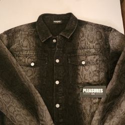 Pleasures Denim Jacket Size. L