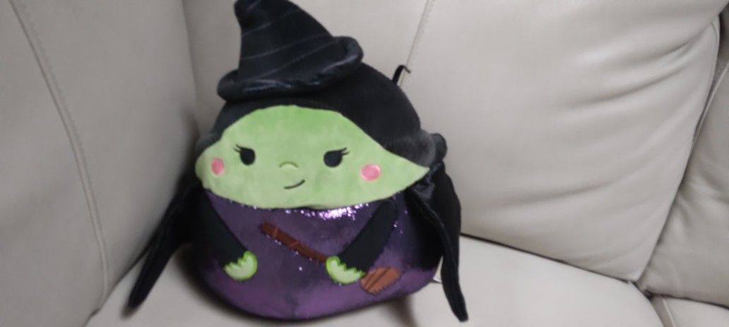 Puffy Witch Soft & Cozy. Cutest Doll For Decoration Or Halloween