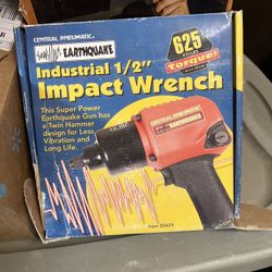 Central Pneumatic Red Electric Impact Wrench