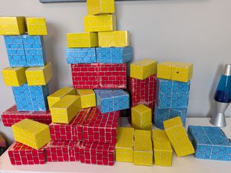 Melissa & Doug Cardboard Building Blocks Set
