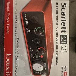 Scarlett 2i2 Gen 2 