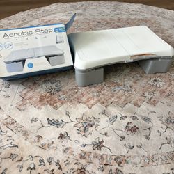 Wii fit board and aerobic step