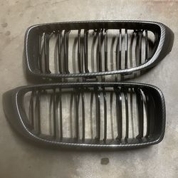 Carbon fiber kidney grill bmw f36 f30 f32
