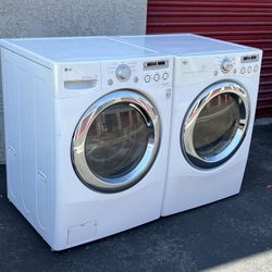 LG Set Gas Dryer And Washer 