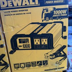 DEWALT 1000-Watt Portable Car Power Inverter with Triple USB Ports